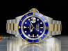 Rolex Submariner Data 16613T SEL Oyster Quadrante Blu
